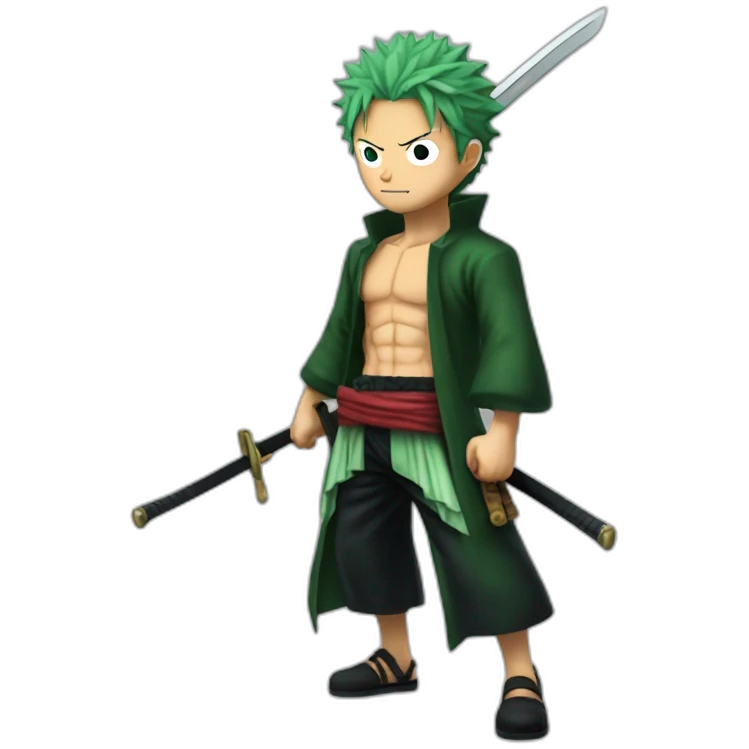 Zoro one piece with blades emoji