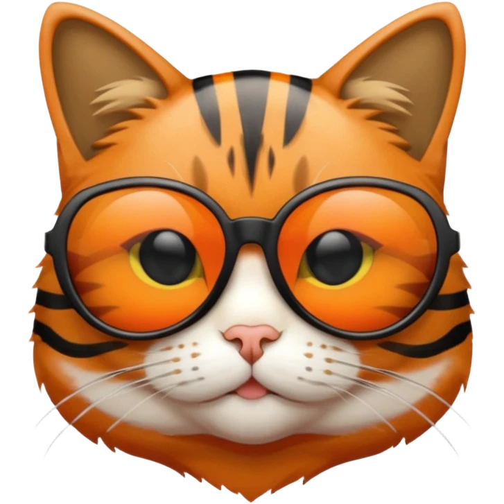 Cat wearing sunglasses emoji
