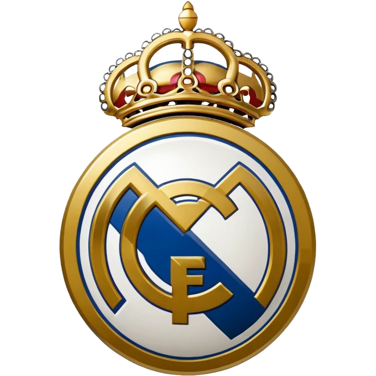 I want an emoji of real madrid logo of football and it should look realistic emoji