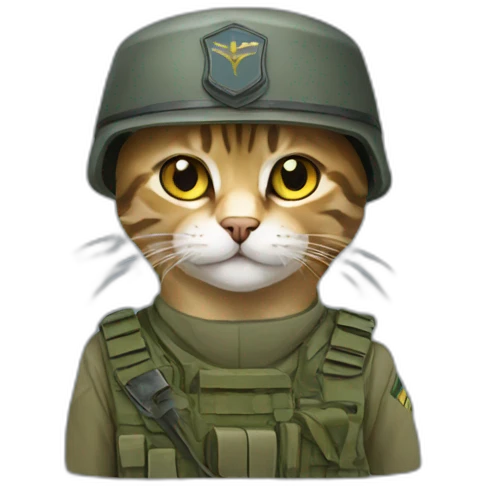 ukraine military cat emoji