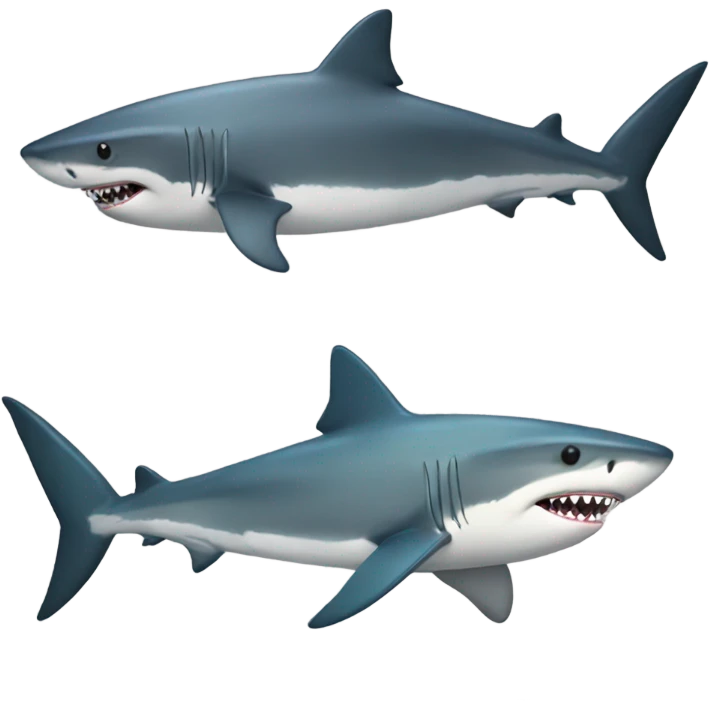 shark with topha emoji