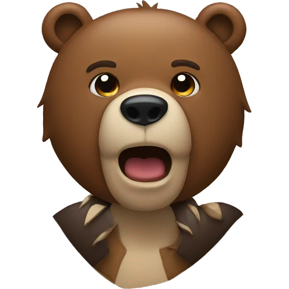 har har har bear emoji