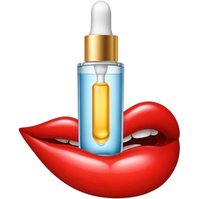 Lip oil emoji