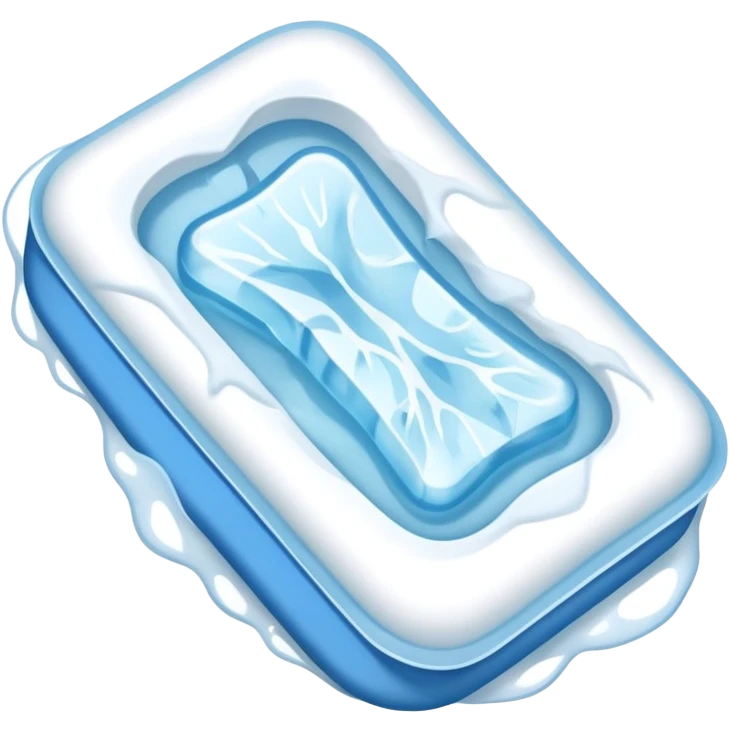 Ice pack on injured tendon emoji