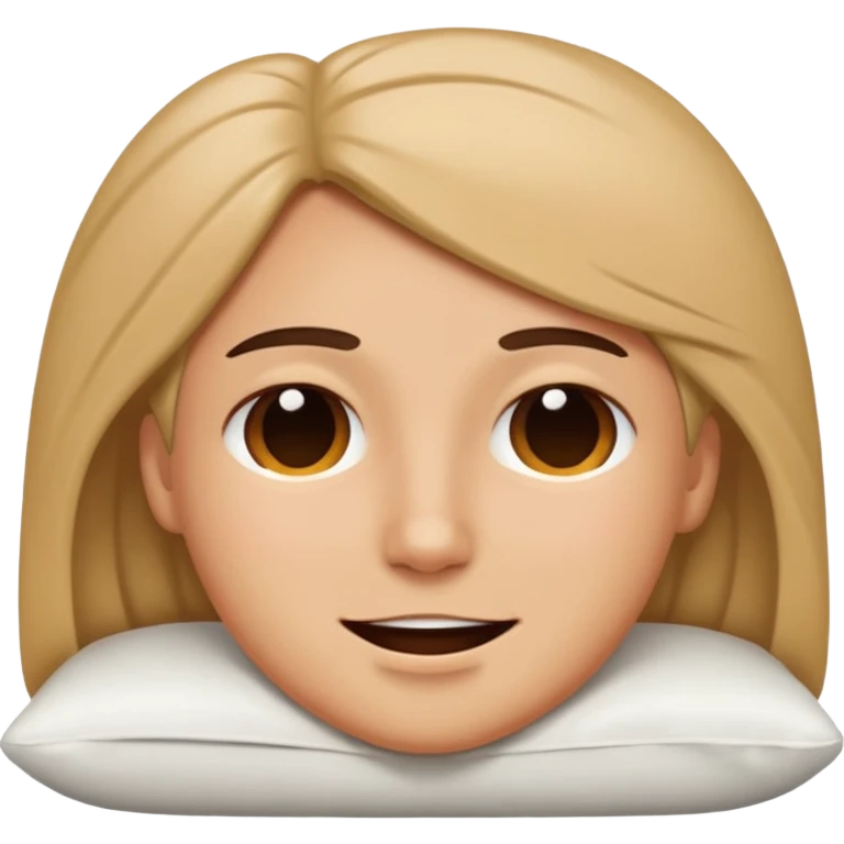 Sleepy face that smiles  emoji