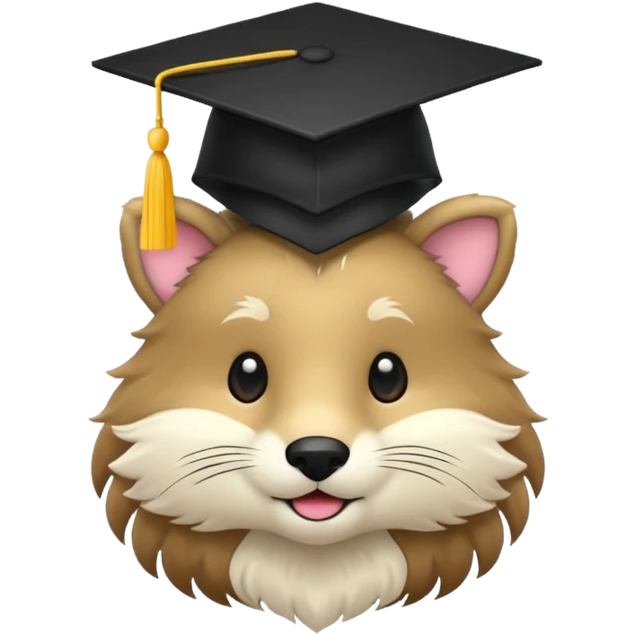 Graduation Cap in animal emoji