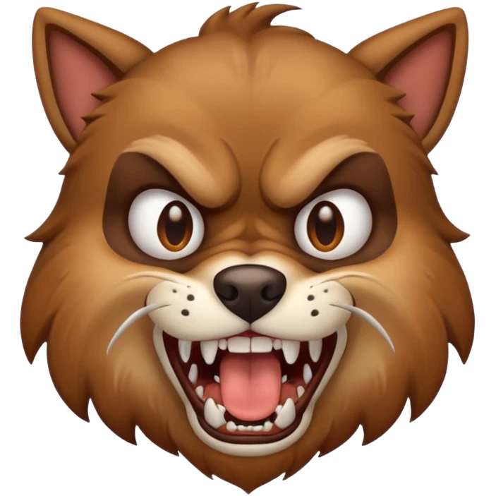angry dog emoji