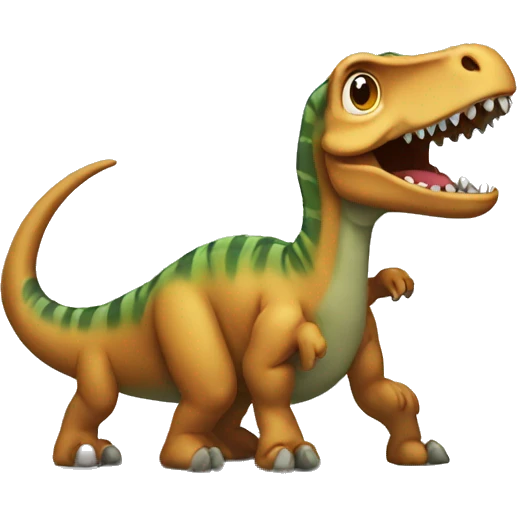 Dino typing emoji