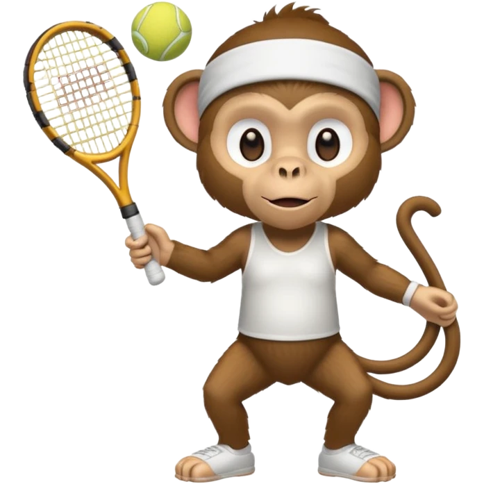 Monkey Tennis emoji