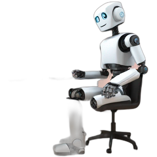 robot home office 3d emoji