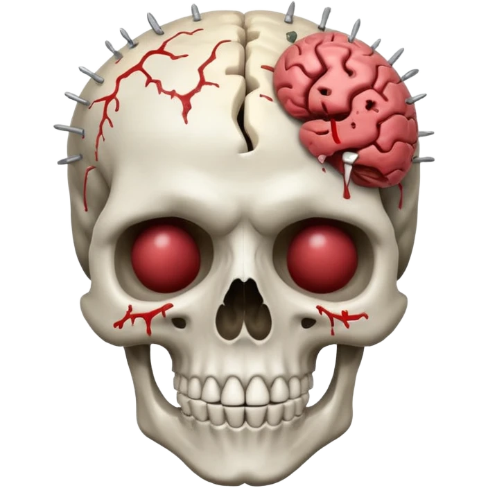 اسکلتی که مغزش میترکد emoji