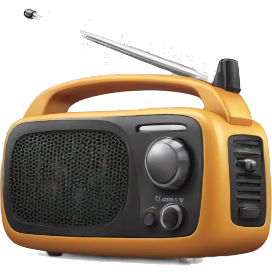 handheld radio emoji