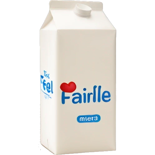 fairlife milk carton saying feel better  emoji