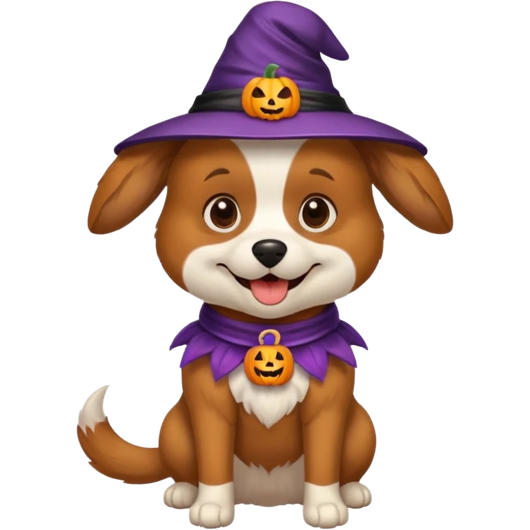 haloween dog emoji
