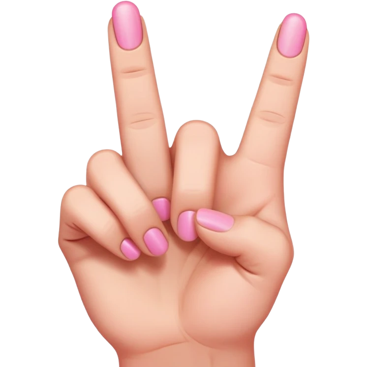 pink middle finger emoji