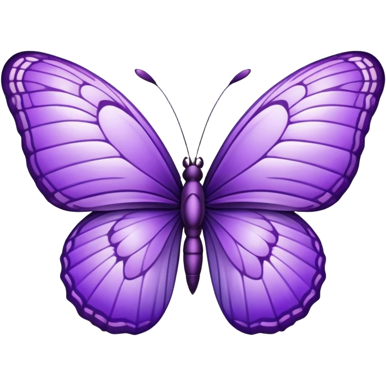 Purple butterfly  emoji