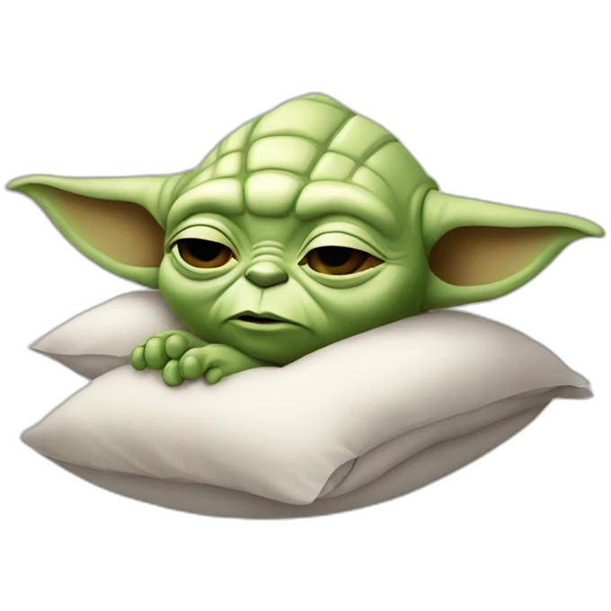 Yoda sleep emoji