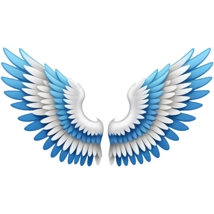 Only a double side wing not a bird emoji