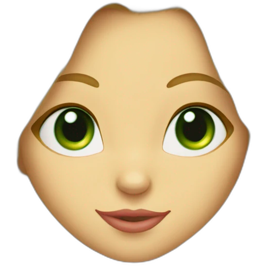 Puss in boots kiss a blond woman with green eyes and very long hair emoji