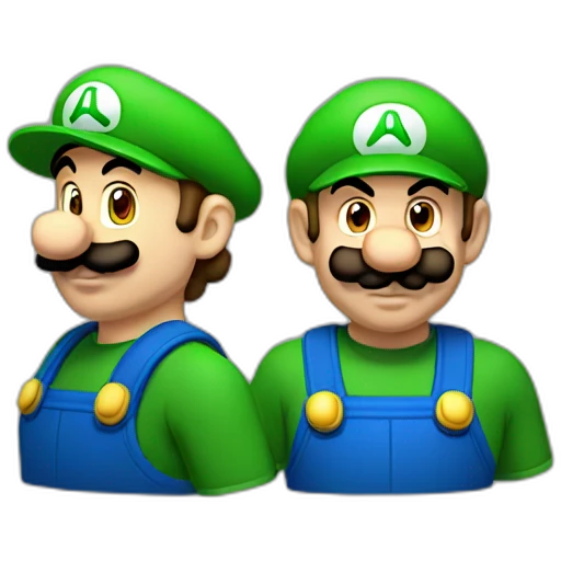 Luigi y Mario  emoji