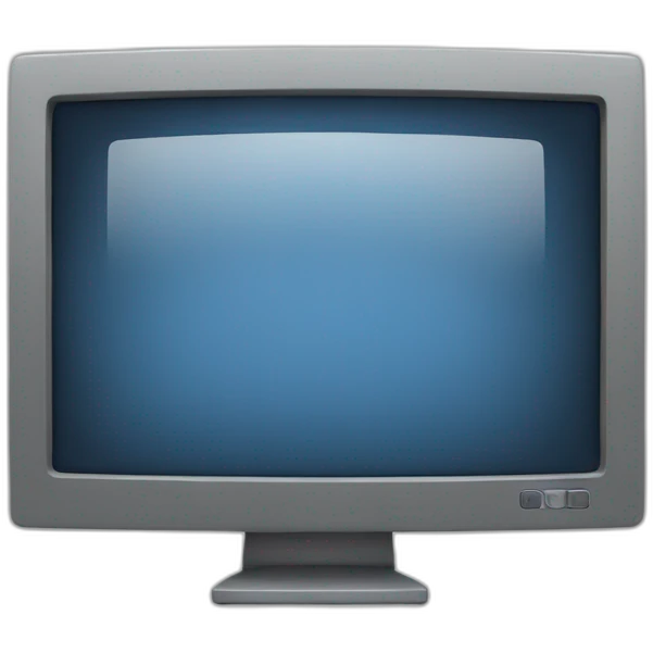 monitor screen with a loading bar  emoji