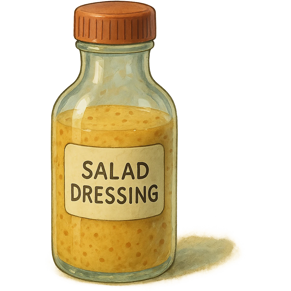 salad dressing bottle emoji
