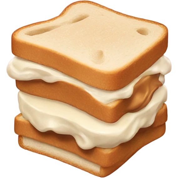 peanut butter and fluff sandwich  emoji