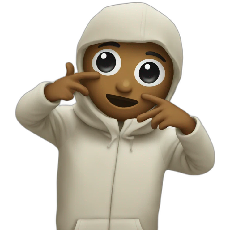 Emdjie dab emoji