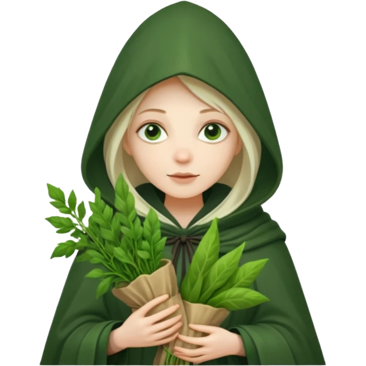 Herbal witch emoji