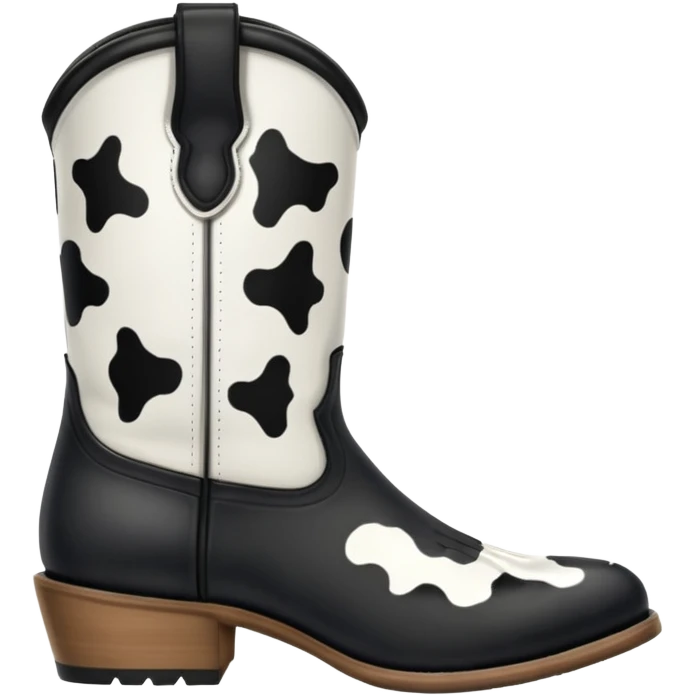 cow print boots emoji