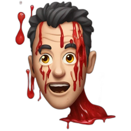 bloody crazy emoji