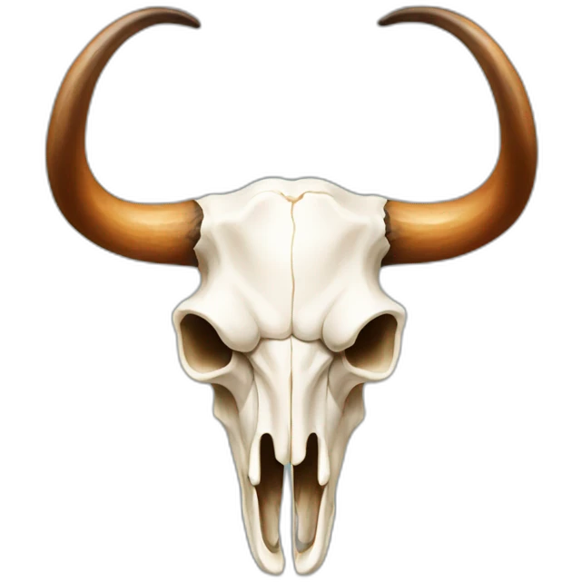 longhorn skull emoji