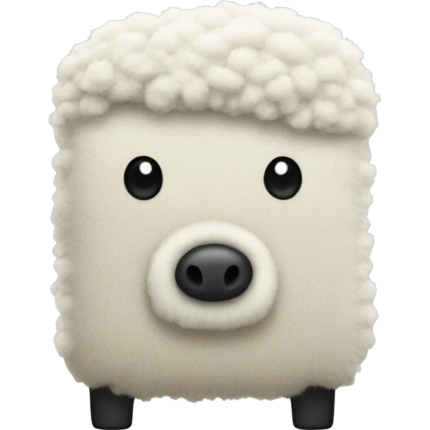 fridge made of sheephair emoji