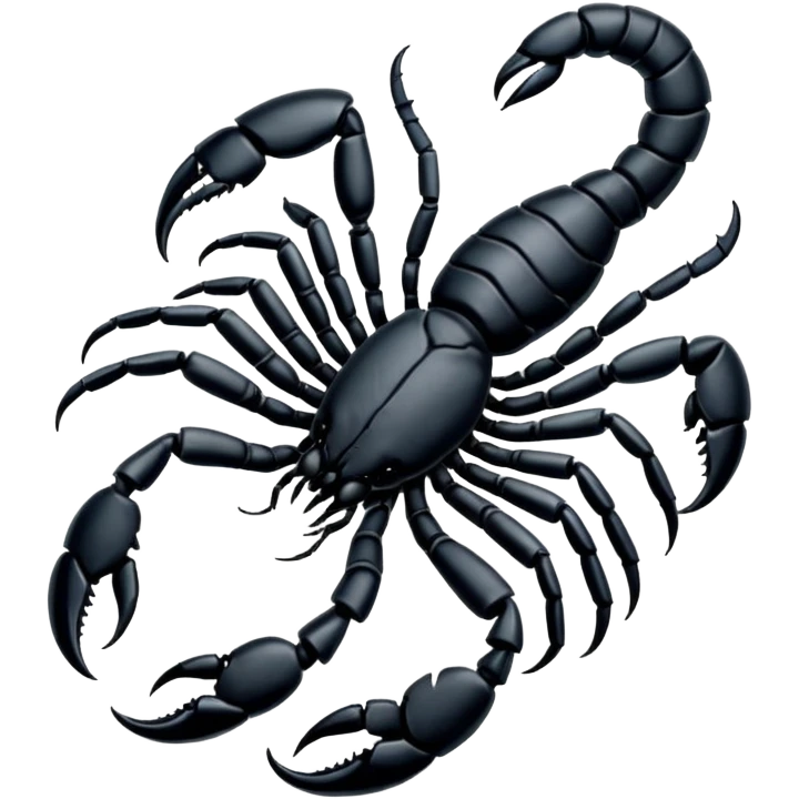 Scorpion zodiac sign, on the hand. emoji
