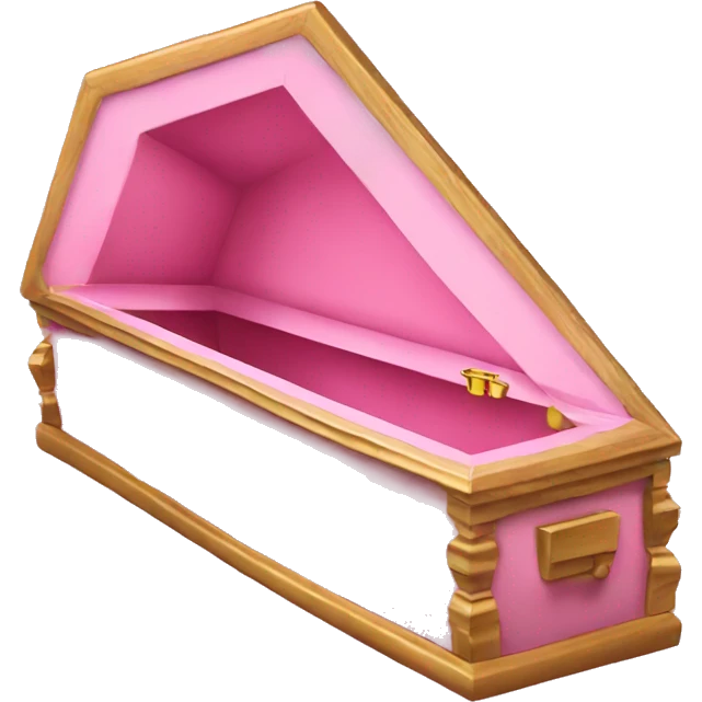 Pink coffin emoji