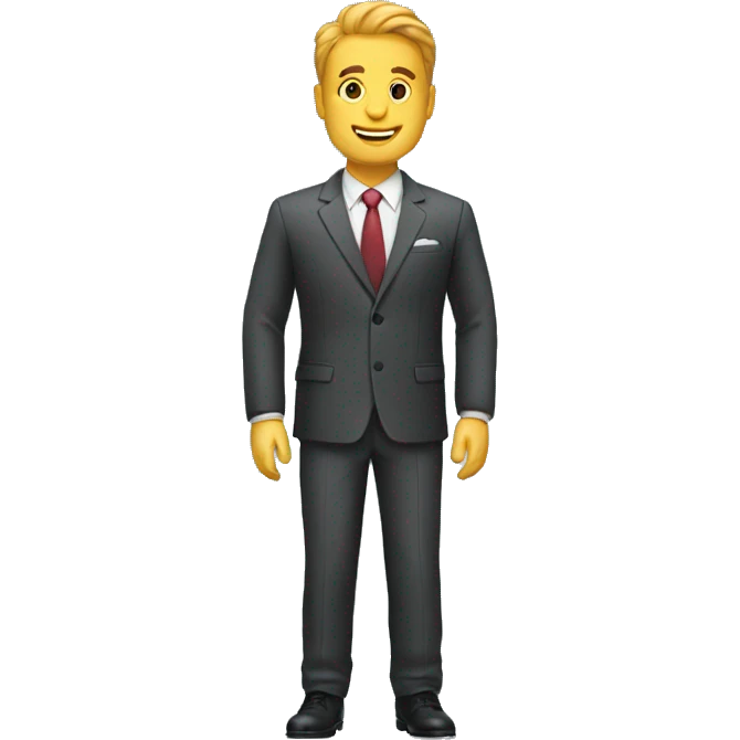 man-in-business-suit-landing emoji