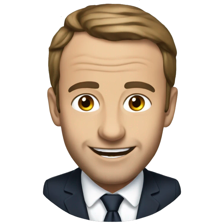 macron relieved  emoji