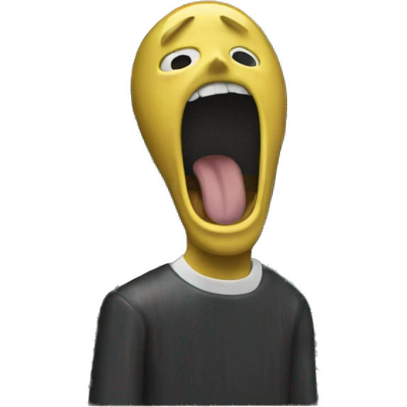 The scream painting  emoji