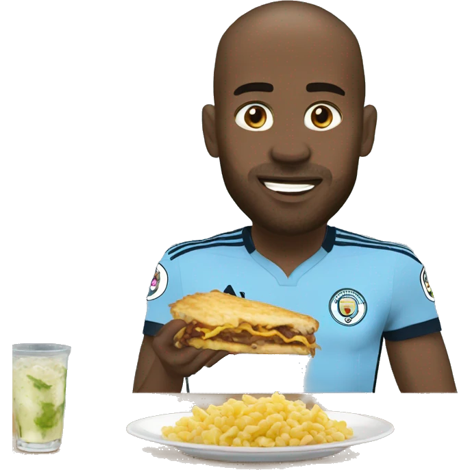 Manchester City eats Real Madrid emoji