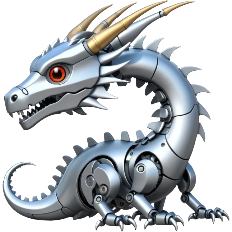 robotic dragon emoji