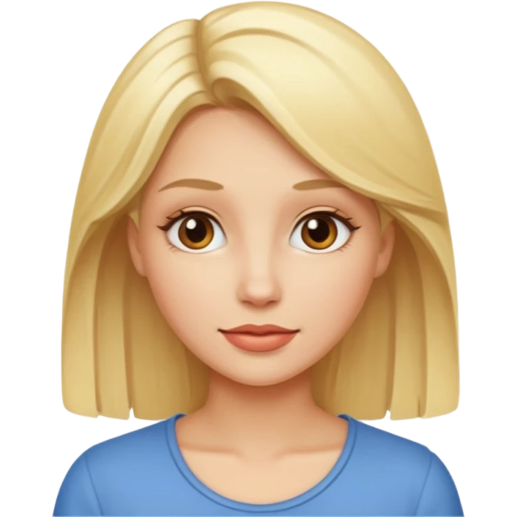 Blonde woman  emoji