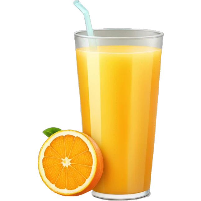 Orange juice emoji