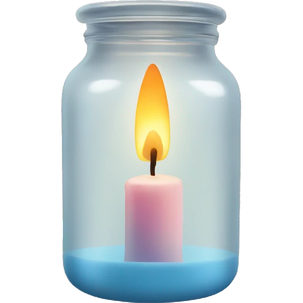 Candle in jar emoji