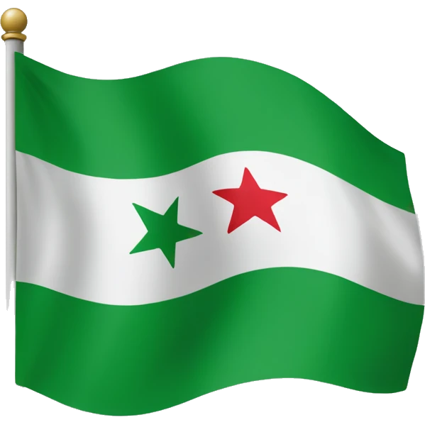 Syrian Green flag emoji