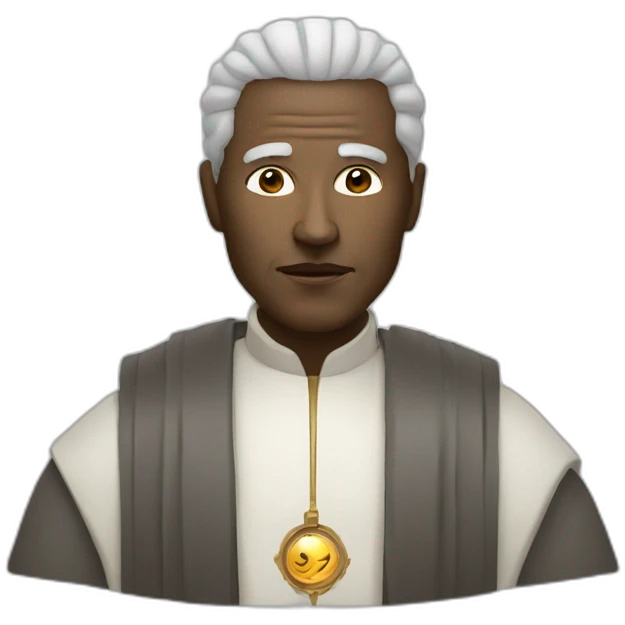 spiritual leader in futurist style emoji