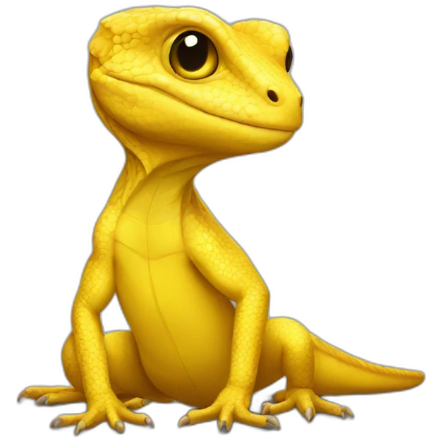 yellow lizard emoji