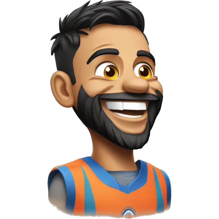 virat kohli laughing emoji