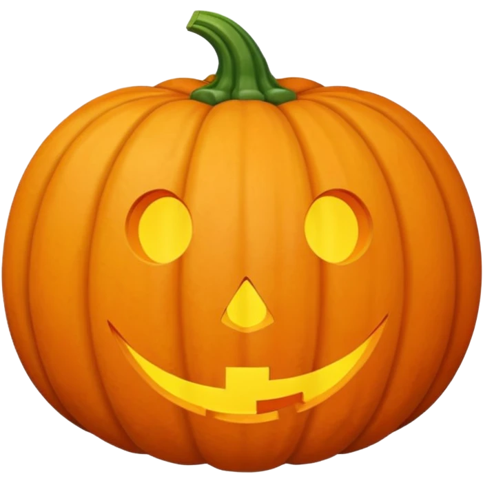 pumpkin not carved emoji