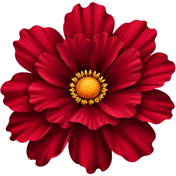 dark red summer flower  emoji