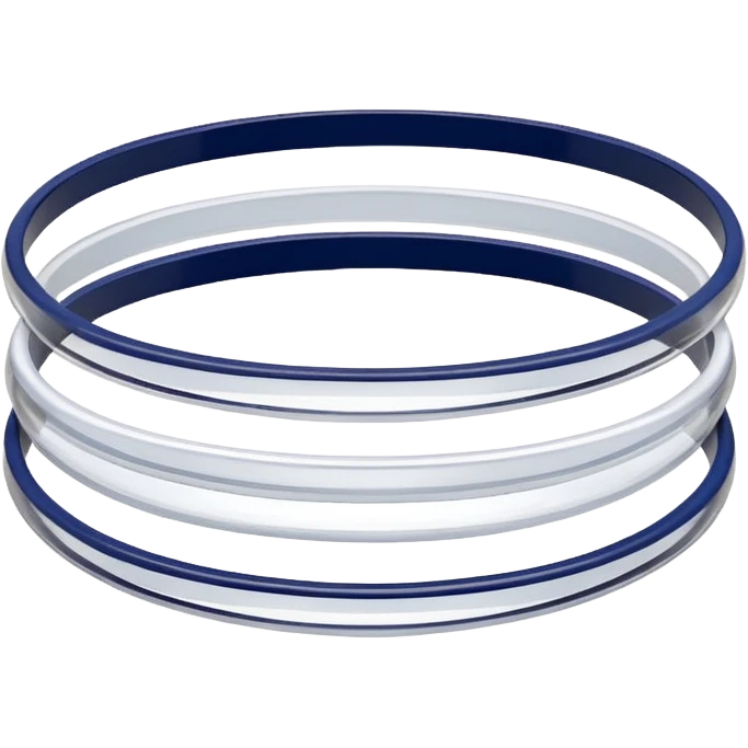 Clear  Slim Glass Bangles set emoji